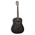 Tanglewood Blackbird Dread Slope Shoulder AE (Black)