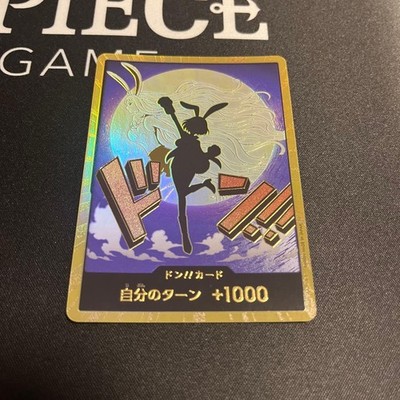 One piece Card DON!! Card Gold frame Carrot Super Parallel Japanese Mint