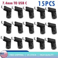 15X 65W 7.4mm Laptop Charger Converter USB Type C Power Charging Cable Adapter