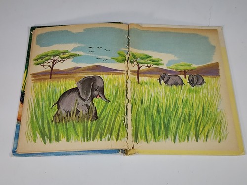 Vintage 1950s Book Little Elephant Rand McNally Junior Elf Book - Imagen 4 de 7