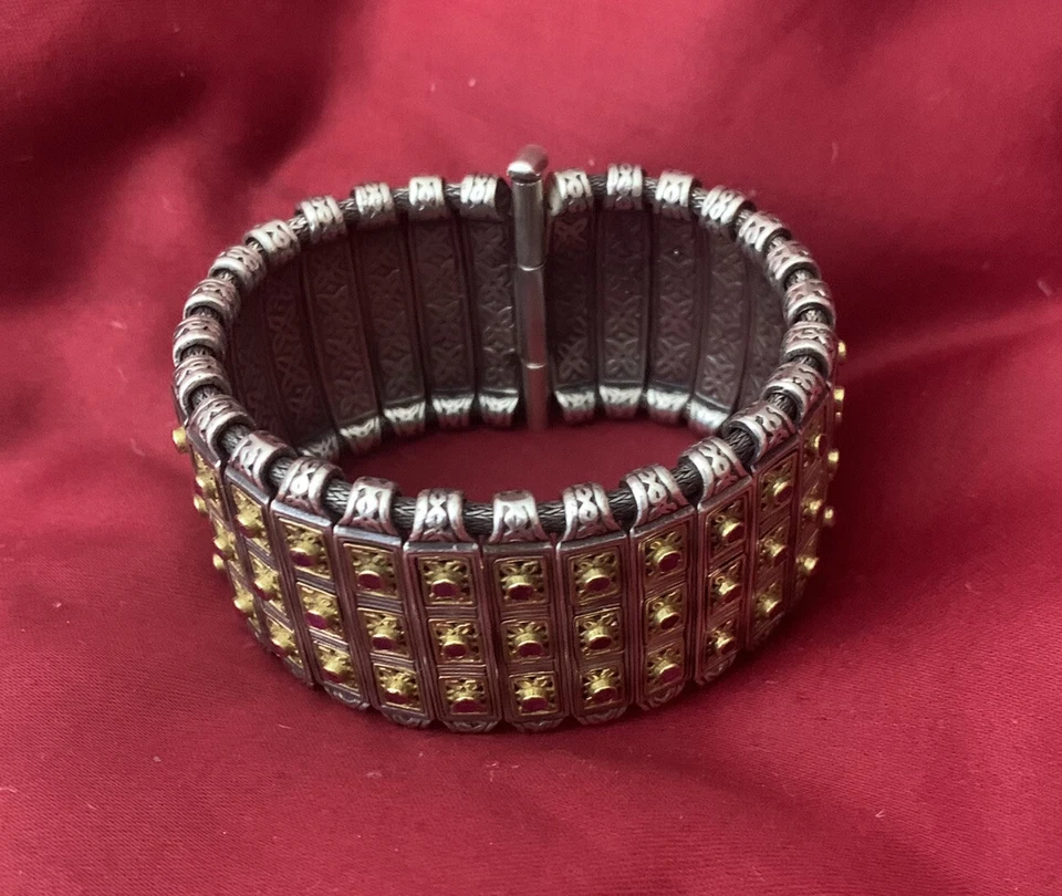 Konstantino Artemis Bangle Rubies In 18k And .925 Silver. Retail $5,500 - Изображение 2 из 4