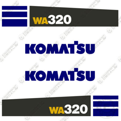 Fits Komatsu WA 320 6 Decal Set Wheel Loader Decals (WA 320-6)