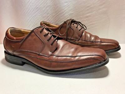 G.H. Bass & Co. Brown Leather Derby Dress Shoes Men\'s Size 13M Preowned G. H. Bass & Co. Men main image 3