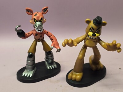 Set of 2 Funko 2017 Five Nights At Freddys FNAF Action Figures FOXY & FREDDY