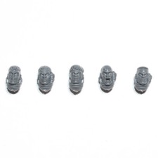 Warhammer 40K Black Templars Sword Brethren Heads x 5 Bits