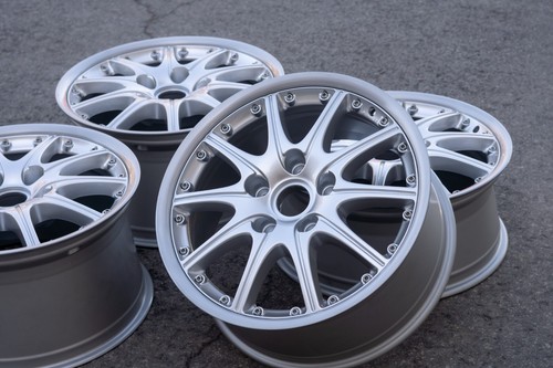 Porsche 996 911 Carrera 18" inch rim OEM 1999-2004 Sport Design BBS Wheel Set - Picture 4 of 20
