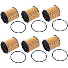 6 Pack PF457GF Engine Oil Filter Cartridge for Chevy GMC Buick Olds New