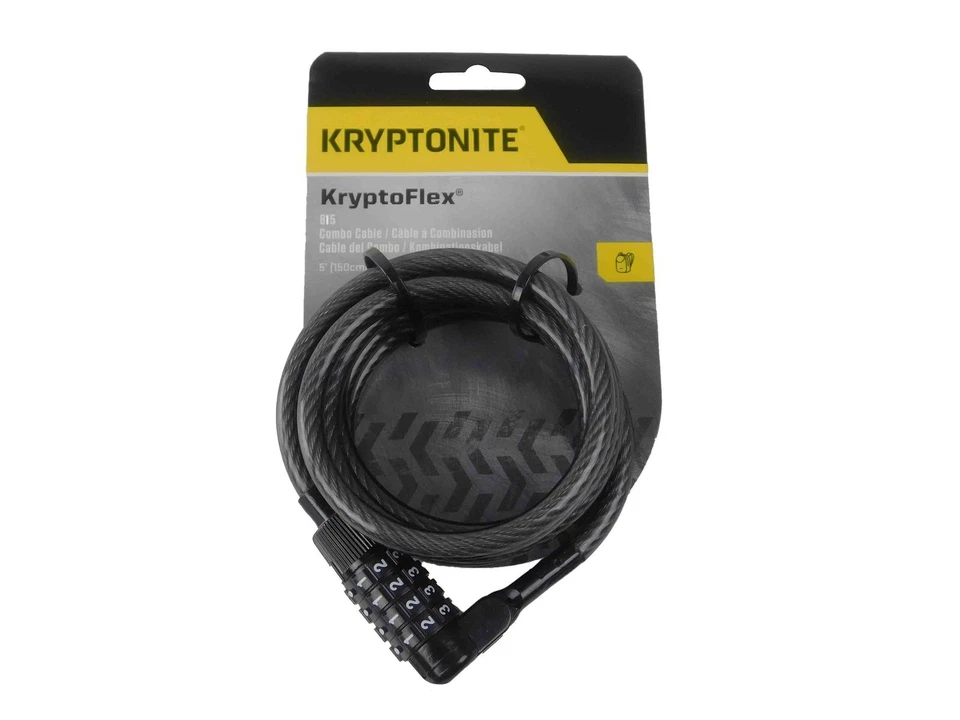 Kryptonite Kryptoflex 815 4 digit Combo Cable Bike Bicycle Lock 5' x 8mm - Image 2 of 4