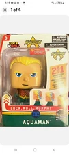  DC AQUAMAN Lock N Roll, Morph! Hybrid Figure To Vehicle BRAND NEW IN BOX