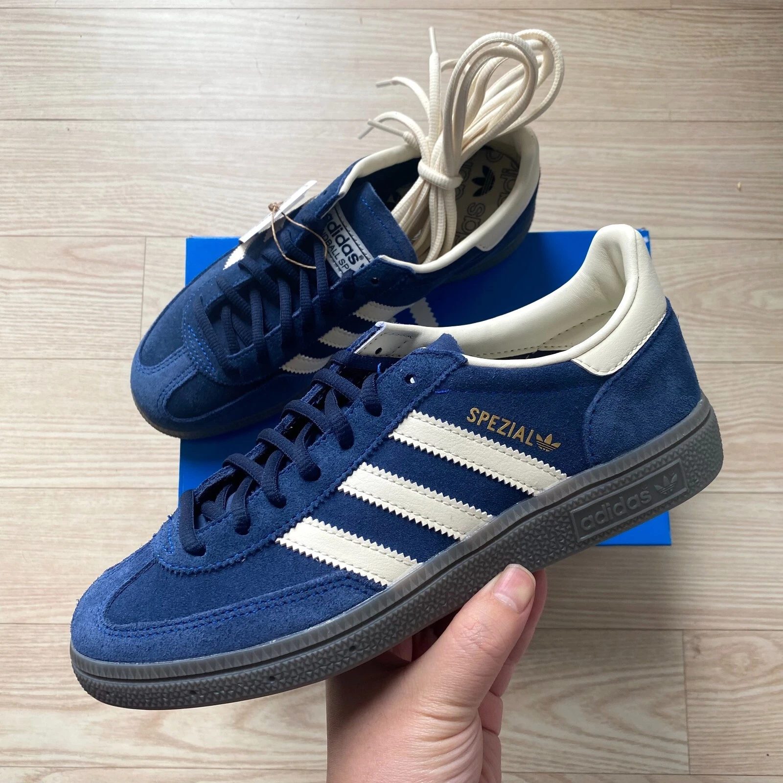 adidas Handball Spezial Night Indigo Cream Mens Womens Sneakers ✅Multiple Sizes