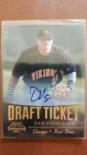 2011 Contenders DANIEL DAN VOGELBACH Draft Ticket Rookie RC Auto Mets