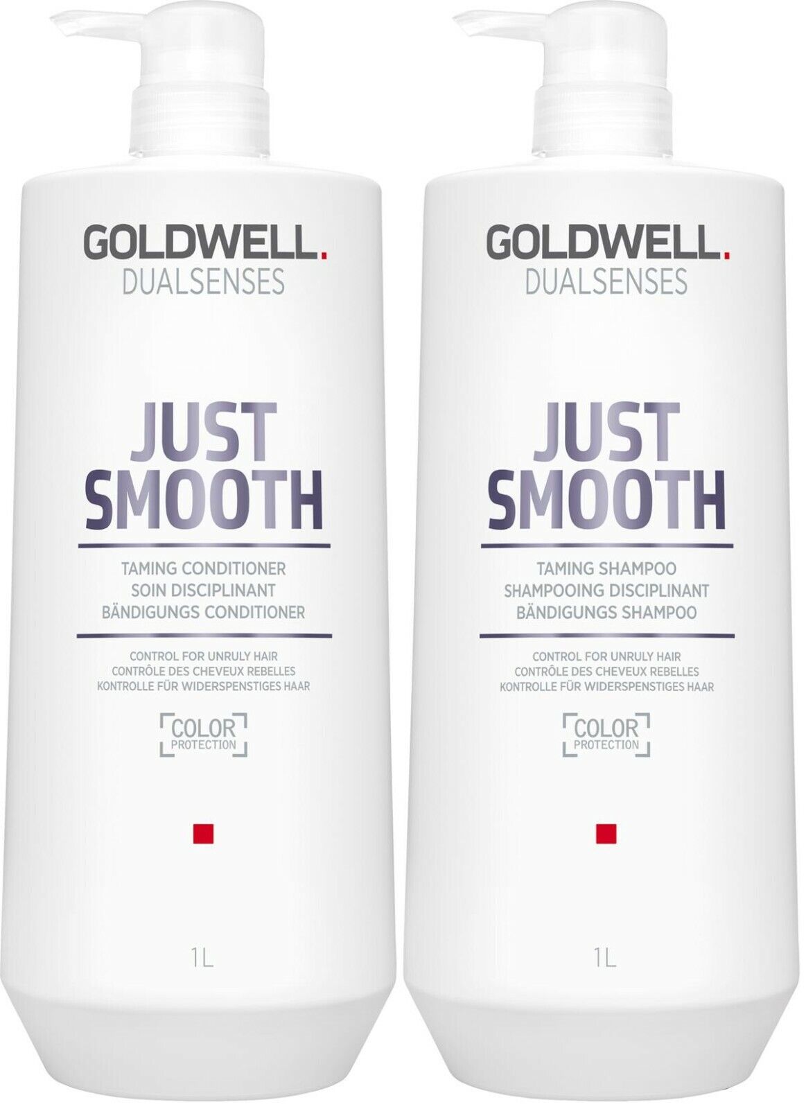 Hård ring Giraf Victor Goldwell Dualsenses Just Smooth Taming Shampoo &amp; Conditioner 33.8oz/1L  Duo | eBay