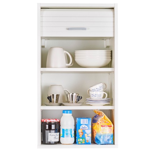 SIMMOB Küchenschrank Schrank Oberschrank Hängeschrank mit Rollladentür B 40 cm - Bild 4 von 18