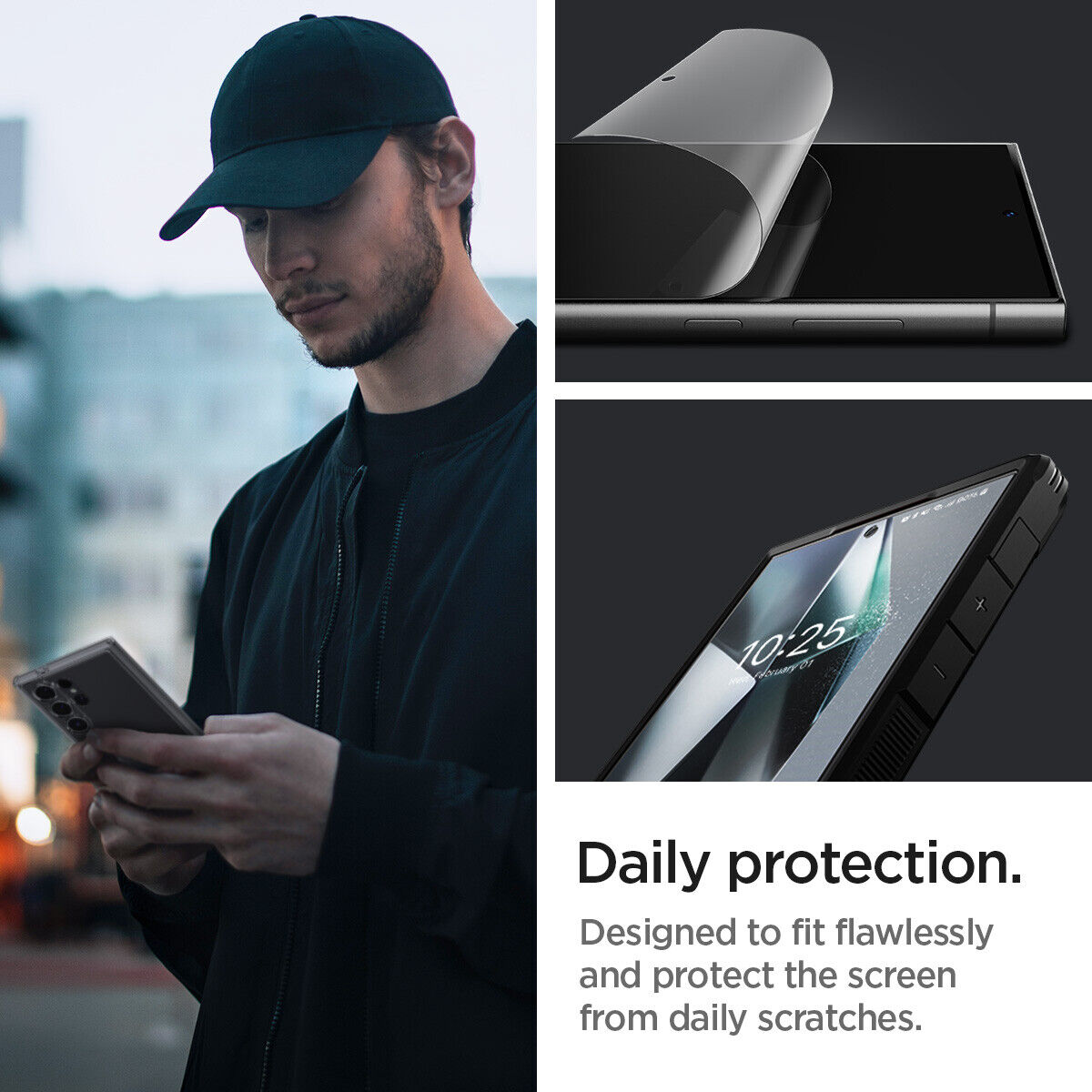 Spigen [Neo Flex] Screen Protector, for Samsung Galaxy S24 Ultra [2 Pack]