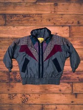 Vintage 80’s Izzi Retro Ski Puffer Jacket Womens Small Tapestry