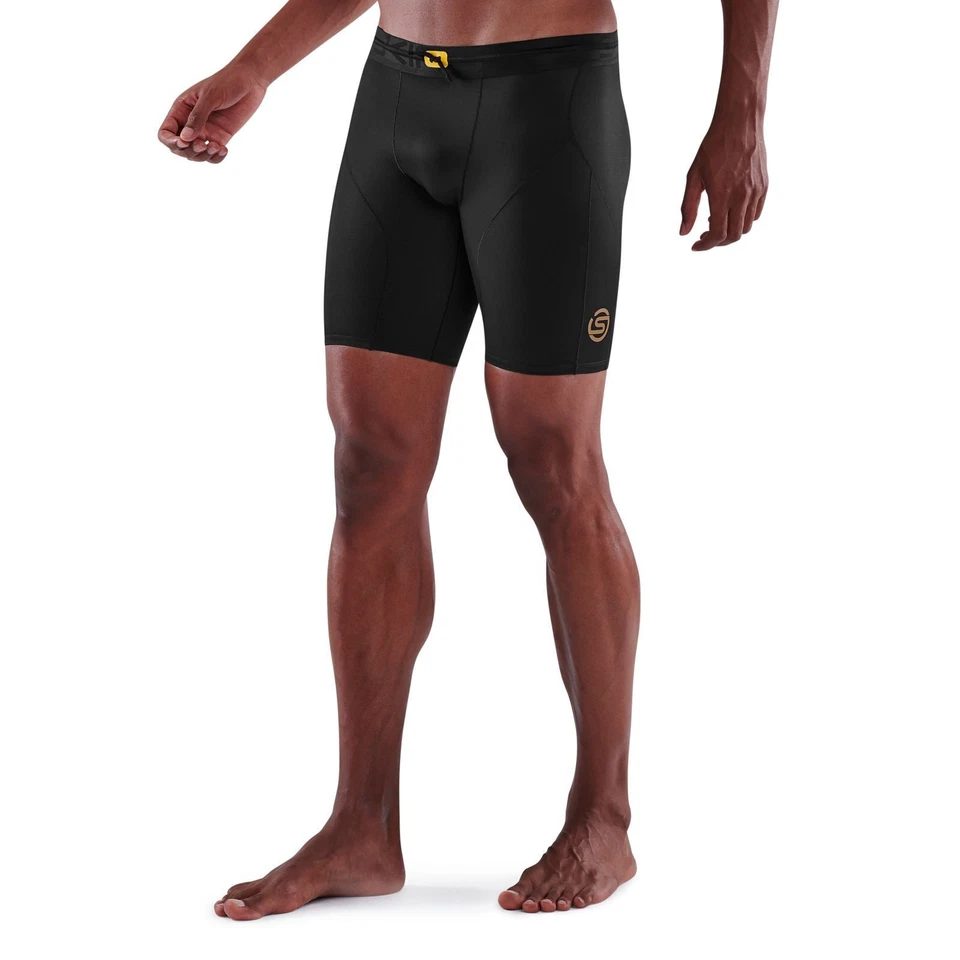 Skins Series-5 Mens Compression Powershorts (Black) HOT BARGAIN - Image 3 of 4
