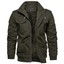 Men's Tactical Bomber Jacket Army Field Combat Cotton Coat Military ...