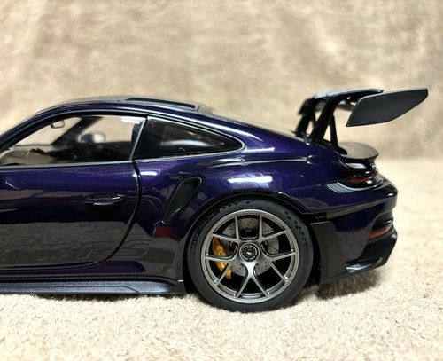 1/18 NOREV Porsche 911 (992) GT3 Rs Weissach Package 2022 Viola Purple Limit 504 - Picture 22 of 24