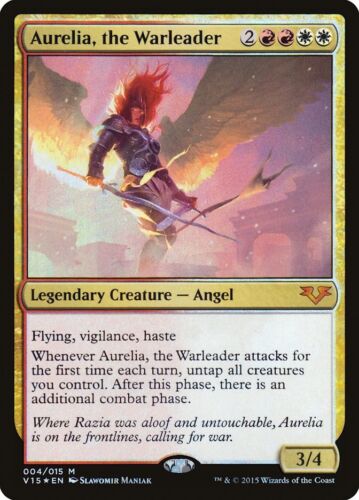 Aurelia, the Warleader [From the Vault: Angels] Magic The Gathering Lámina casi como nueva - Imagen 1 de 1