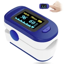 Finger Tip Pulse Oximeter OP2 Heart Blood Monitor With Batteries Included