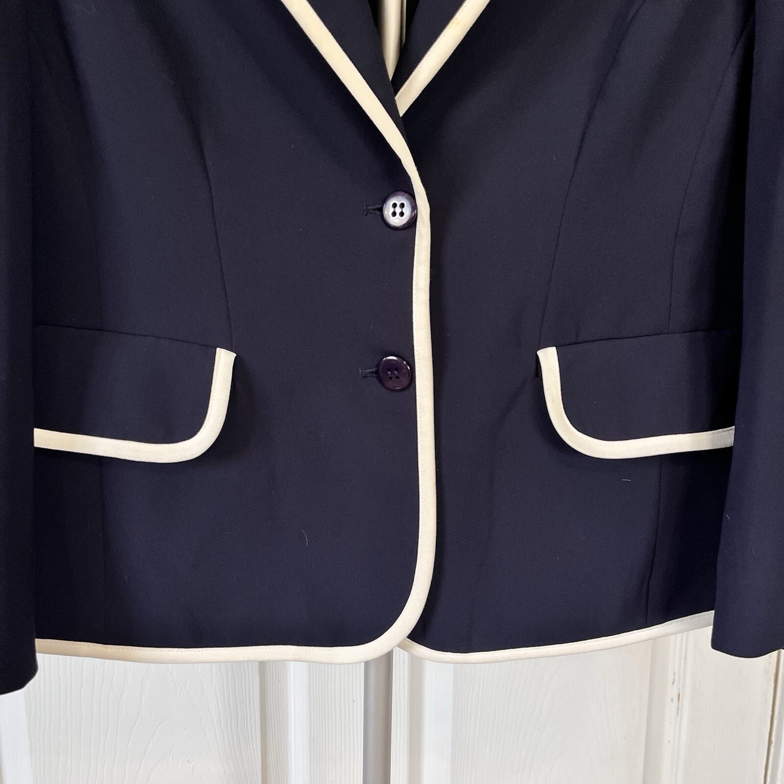 Pendleton Women's 12 Two Tone Nautical Blazer Jac… - image 2