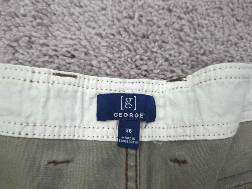 George Cargo Shorts Mens 36 Green Camouflage Casual Outdoor - Image 2 of 4