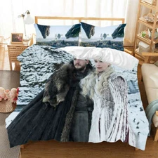Protagonist Of Power Game 3D Quilt Duvet Doona Cover Set Pillow case Print
