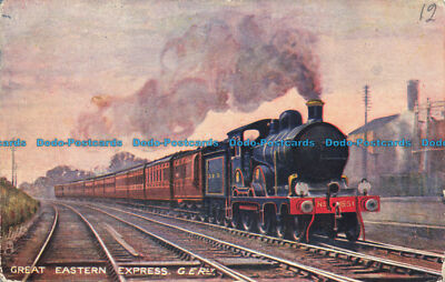 R644904 Great Eastern Express. G. E. Rly. Berühmte Expresses. Tuck. Oilette. Serie