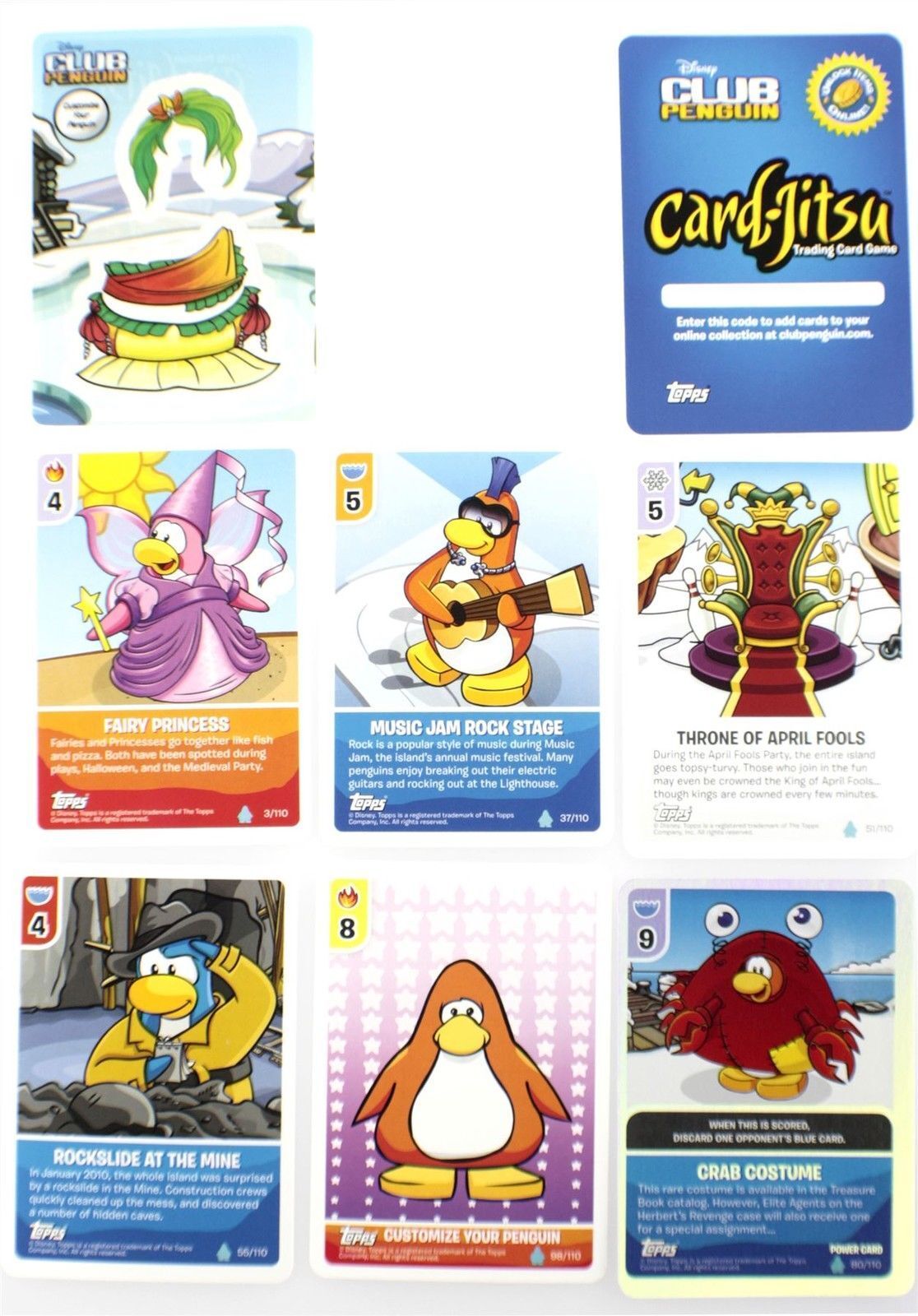 Club Penguin Card-Jitsu Trading Cards - Crispy Boy 