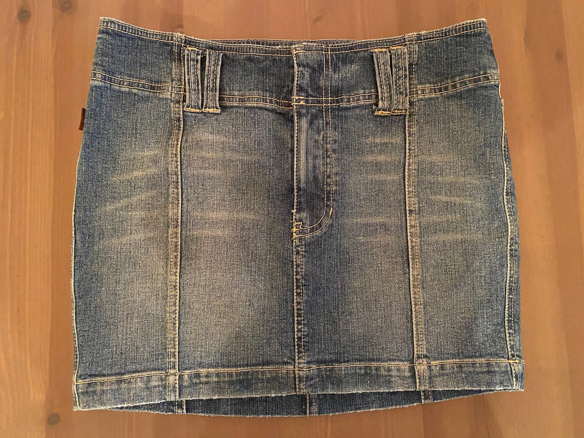 High waisted jean skirt ebay cheap