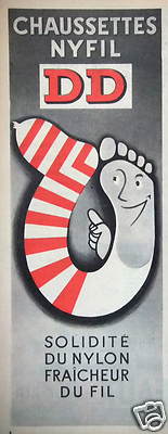 WERBUNG 1954 SOCKEN NYFIL DD FESTIGKEIT VON FRISCHEM NYLON