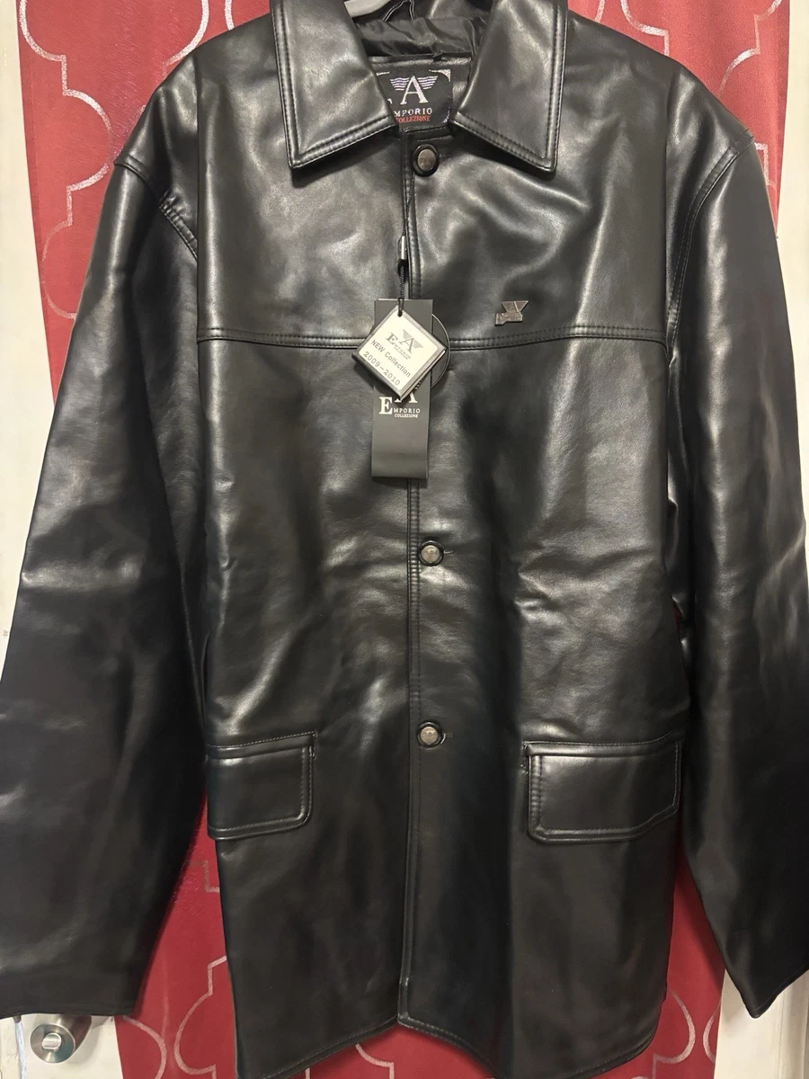 ARMANI Leather Coats & Jackets for Men for Sale | Shop New & Used