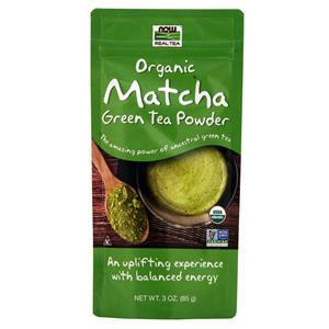 Now Real Tea - Органический порошок зеленого чая Матча, 3 унции