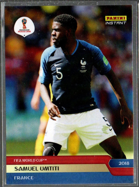 2018 Panini Instant World Cup #122 Samuel Umtiti/90*