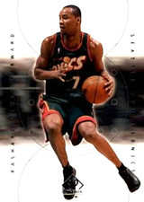 2000-01 SP Authentic #77 Rashard Lewis Seattle Supersonics