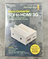 NEW Blackmagic Design Micro Converter SDI to HDMI 3G PSU Latest USB-C Version
