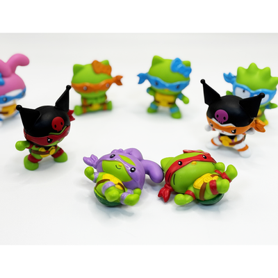 海外限定 TMNT×サンリオ コラボ12体 海外限定 TMNT×サンリオ コラボ12体 1-Set (12PCS) 2025 Teenage