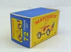 BUY NOW! Lesney Matchbox MB72 Standard Jeep ORIGINAL Empty E4 Type Box