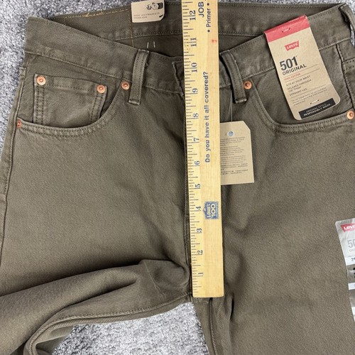 Levi’s 501 Jeans Men's 29x32 Button Fly Brown Hipster Streetwear Pants - Picture 13 of 13