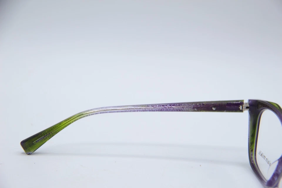 NUEVAS GAFAS ALAIN MIKLI A03060 F007 MONTURAS AUTÉNTICAS VERDES MORADAS 54-16 Foto 3 de 4