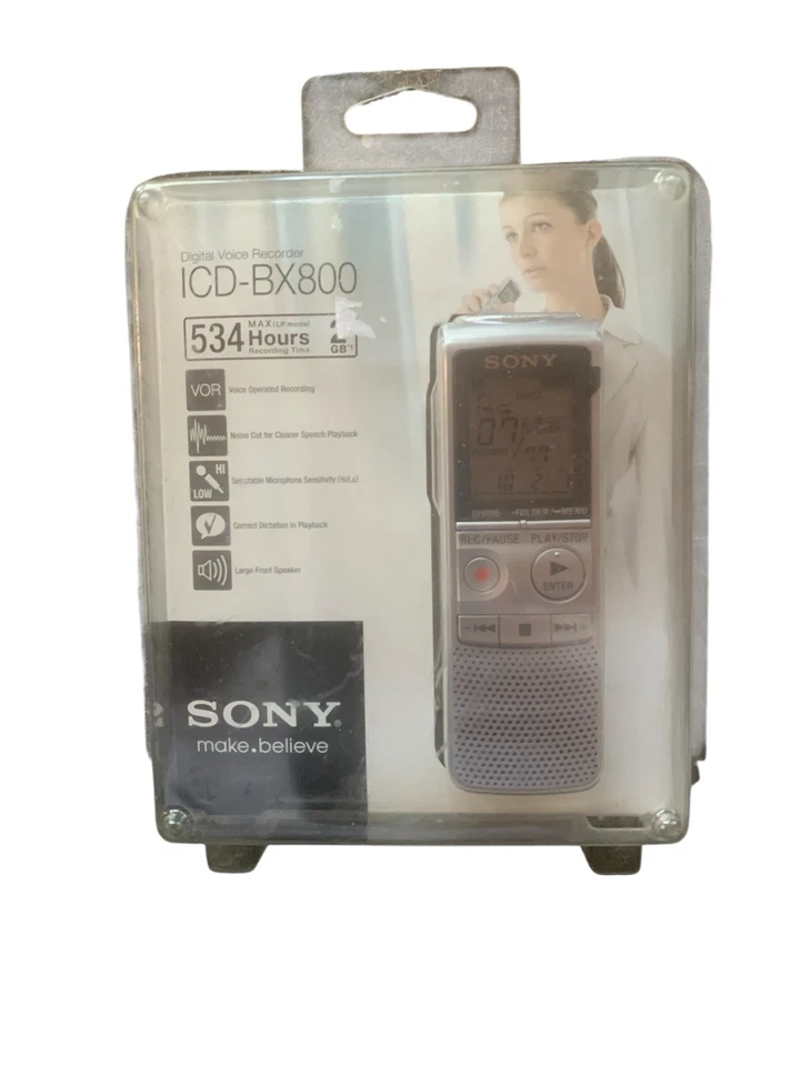 Sony ICD-BX800 2 GB Digital Voice Recorder NEW - Image 2 of 2