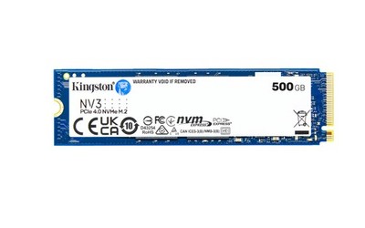 Kingston SNV3S/500G NVMe SSD 500GB M.2 2280 PCIe 4.0