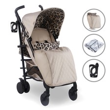 Image of My Babiie MB51 Plus Stroller - Fawn Leopard