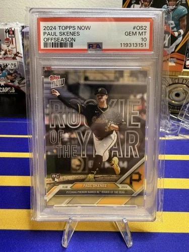 2024 Topps Now Off-Season Paul Skenes Rookie OS-2 PSA 10 /43593 Pirates