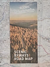 State of Washington Official Visitor Road Travel Map