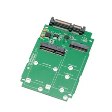 PCI mounted M.2 B-Key or mSATA SSD to SATA III Adapter Card