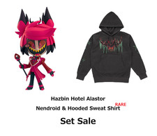 Hazbin Hotel Alastor Hooded Sweatshirt M size  Nendoroid Figure / NEW JAPAN