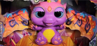FurReal Moodwings Baby Dragon Interactive Pet Toy, 50+ Sounds & Reactions - New!