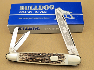 Vintage Single-Dog 2000 BULLDOG BRAND Solingen Large Anglo-Saxon