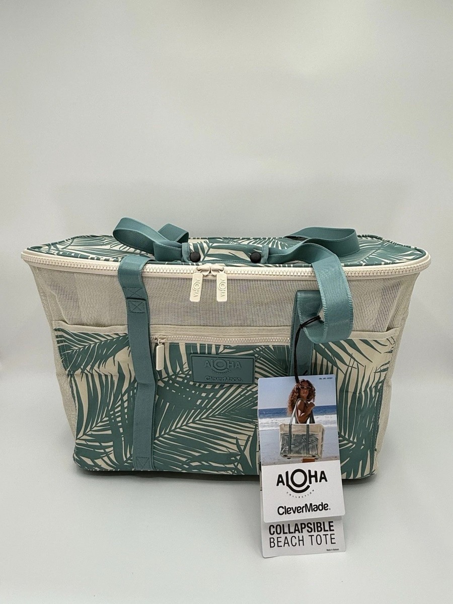 NWT ALOHA Collection x CleverMade Costco Collapsible Beach  ALOHA Collection CleverMade Collapsible Beach Tote NWT main image 2